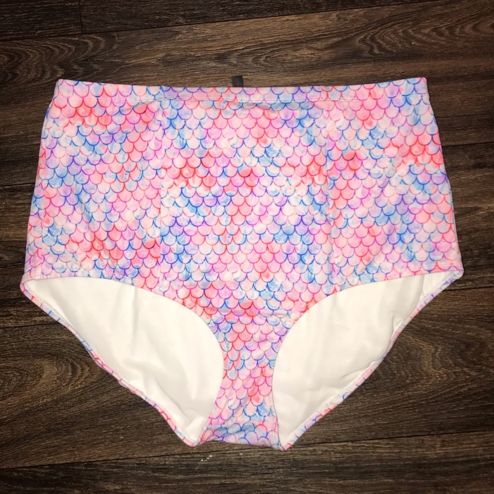 Torrid size 2 mermaid high waist bottoms